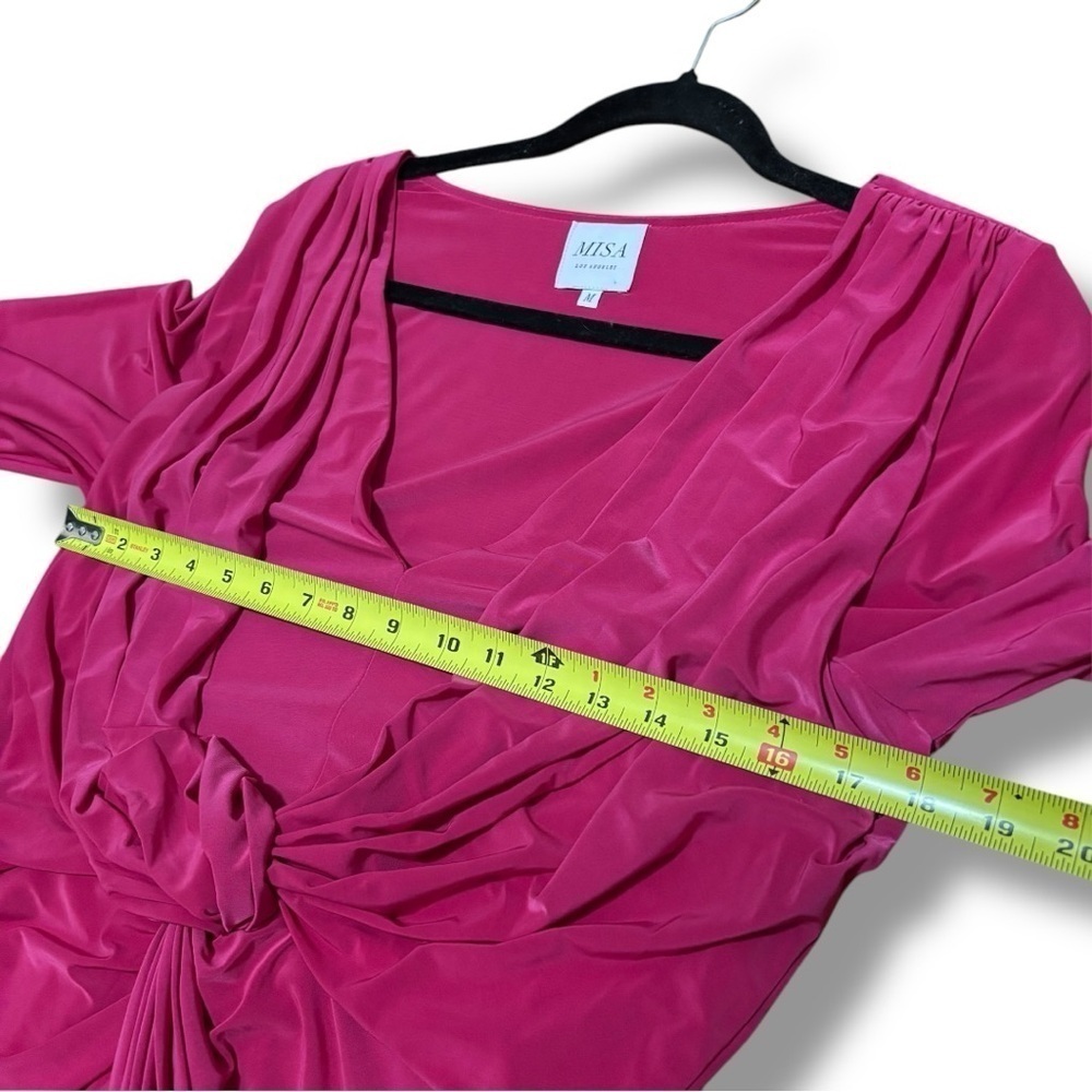NWOT MISA Pink Mini Teget Mini Dress - Size Medium - Picture 6 of 13